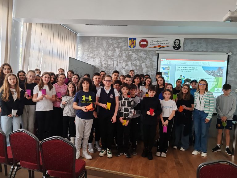 O nouă campanie a ADI ECODES Sălaj la Școala Gimnazială „Gheorghe Lazăr” Zalău