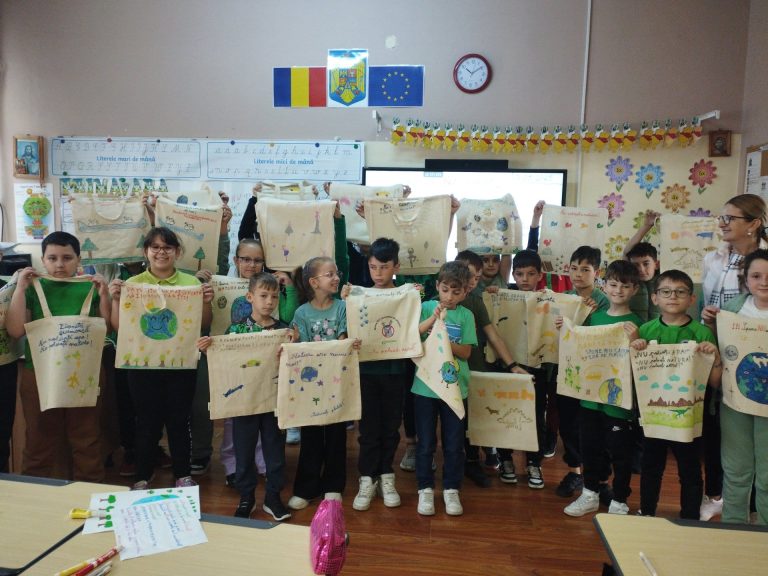 „Spune NU sacoșelor de plastic” la Școala Gimnazială „Porolissum” Zalău